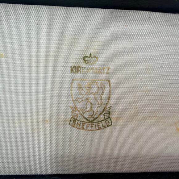 Vintage Kiak & Matz Sheffield England Stainless Carving Knife Set with Case - Picture 8 of 11